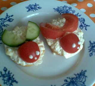 Veselé ,,létající,, chlebíčky - někdy i zdravé