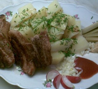 Pikantní bůčkové nudličky