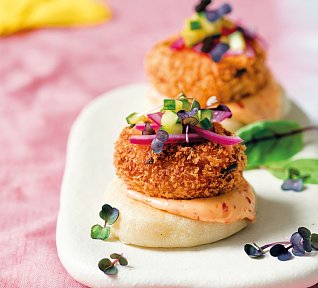 Rybí koláčky na knedlíku