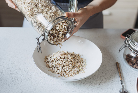 Suchá kaše cestovní (alpské ovesné müsli), základní recept