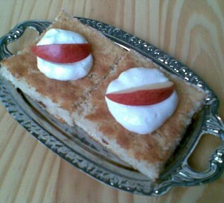 Jablkové rychlořezy bez tuku