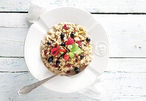 Mléčná ovesná kaše