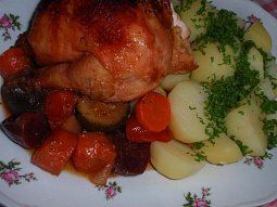 Adžika zeleninové kuře