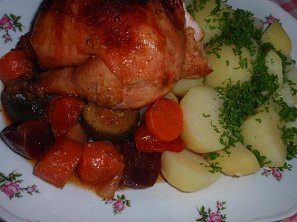 Adžika zeleninové kuře