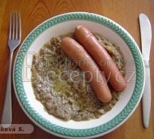 Čočka na slanině Čočka na slanině