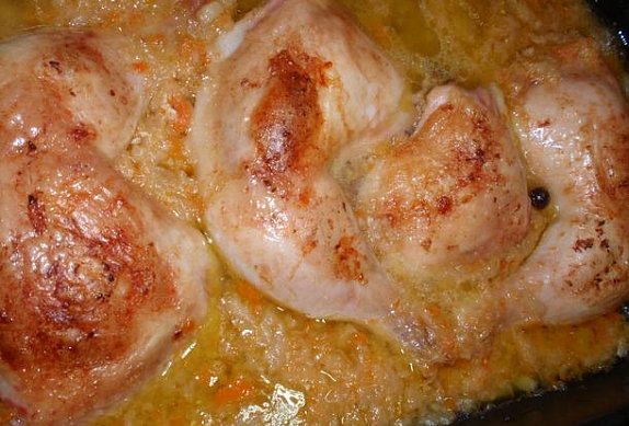 Kuře pečené na halali