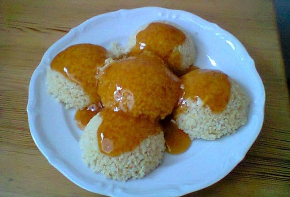Polévané jáhly, základní recept