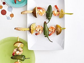 Krevety na citronové trávě