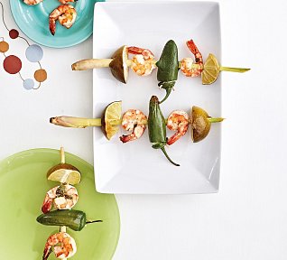 Krevety na citronové trávě