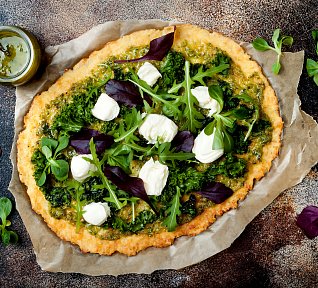Květáková pizza Květáková pizza