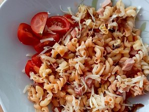 Zapečené těstoviny s mozzarellou