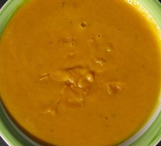 Dýňovo-zelná polévka