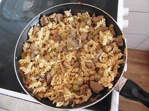 Těstoviny s chřestem