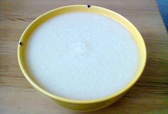 Sladká kaše (krupicová pěna), základní recept