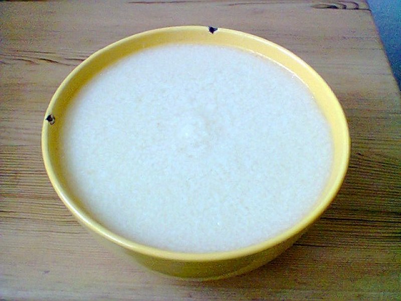 Sladká kaše (krupicová pěna), základní recept