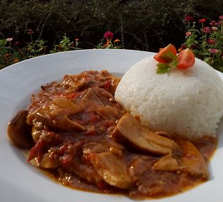 Kotlety na houbách a zelenině