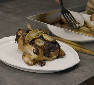 Kuře na černém pivu