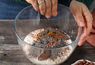 Ovesná kaše přes noc s příchutí Ferrero Rocher