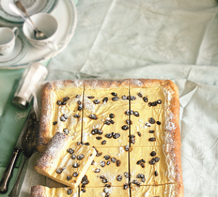 Kynutý koláč s tvarohem