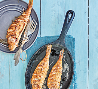 Okoun na másle a kmínu