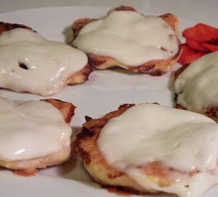 Kuřecí placky s mozzarellou (DUKAN)
