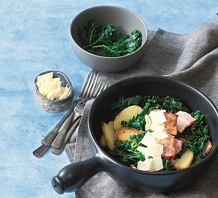 Dušená kapusta se slaninou