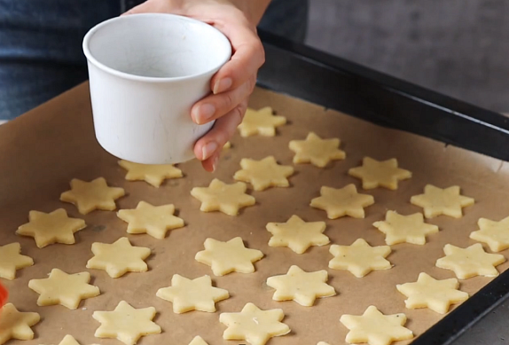 Křehké sýrové hvězdičky