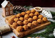 Nepečené lotus kuličky